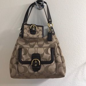 Signature Coach Handbag with matching wallet